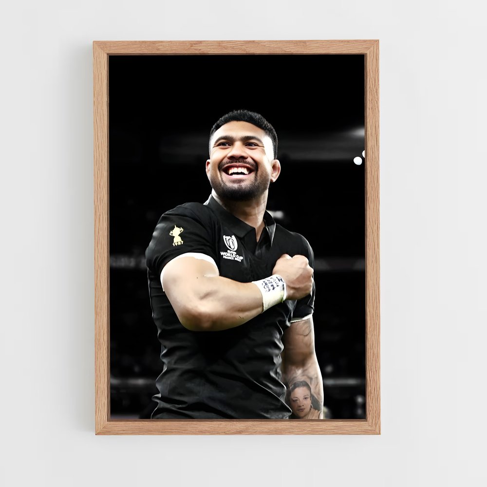 Poster Ardie savea – affiche Rugby (vue 4)